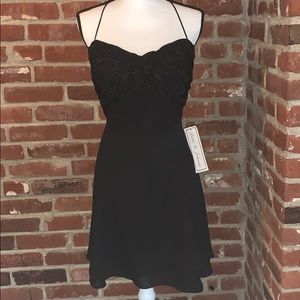 Black cocktail dress